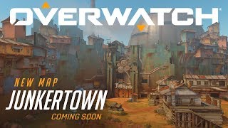 Junkertown  New Escort Map  Overwatch [upl. by Rentschler]