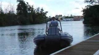 2002 Nautica 24 RIB Inflatable CAT with a 200 HP Yamaha 4 stroke [upl. by Aihsekan]