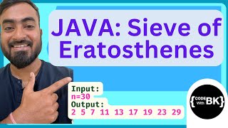 Java  Sieve of Eratosthenes [upl. by Aseena]