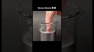 Density of mercury mercury viralvideo viralshort science experiment [upl. by Vey876]