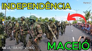 Desfile de 7 de Setembro 2024  Dia da Independência do Brasil  Maceió  AL  4K   Parte 2 [upl. by Constancy]