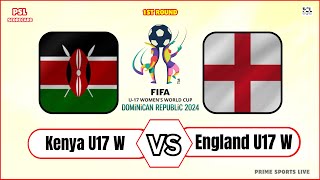 Kenya vs England  FIFA U17 Womens World Cup 2024  Football Live Score Update today [upl. by Nemra]