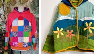 quilted jacket design idea Patchwork [upl. by Abas81]