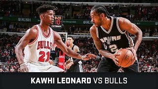 Kawhi Leonard Highlights 24 PTS 5 AST 1 STL vs Bulls 08122016 [upl. by Ahen70]