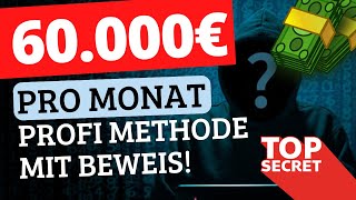 60000€ PRO MONAT OHNE Startkapital 💰 mit Beweis Geniale Methode online Geld verdienen 2024 [upl. by Kimmie]