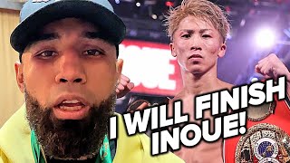 A BRUISED LUIS NERY SAYS HE WILL END NAOYA INOUE VIA KNOCKOUT AFTER CALL OUT [upl. by Corell]