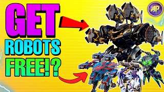 🔥 HOW TO GET ROBOTS IN WAR ROBOTS ALL FREE WAYS  WAR ROBOTS WR [upl. by Ahsekel878]