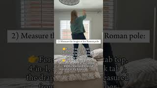 How to measure curtain rod for the correct curtain size customcurtains home diy interiordesign [upl. by Clintock]