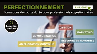 Formation continue de lUQAC  Programme de perfectionnement pour professionnels et gestionnaires [upl. by Eveam421]