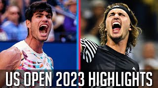 Carlos Alcaraz vs Alexander Zverev  US Open 2023 Highlights HD [upl. by Alta132]