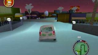 The Simpsons Hit amp Run  Snowy Night [upl. by Kiel]