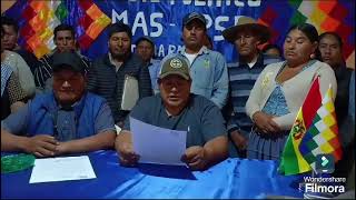 COMARAPA REPUDIAN INTENTO DE MGNICIDIO A EVO MORALES Y ANUNCIAN SUMARSE AL BLOQUEO NACIONAL [upl. by Aysahc]