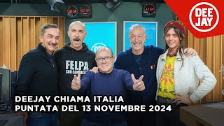 Deejay Chiama Italia  Puntata del 11 novembre 2024  Ospite Carlo Verdone [upl. by Bentley812]