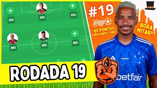 RODADA 19  CARTOLA FC 2024  TIME PRA MITAR [upl. by Harrus]