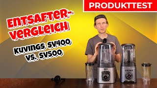 Kuvings Vakuum Standmixer Vergleich SV500 vs Kuvings SV400 [upl. by Reseta302]