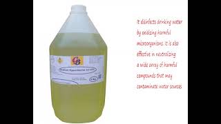 Sodium Hypochlorite 12 15 Applications G3Chem [upl. by Ahsiuqel]