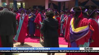 UoN  71st GRADUATION CEREMONY [upl. by Ernestus]