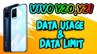 All Data Usage Data Limit and Data Warning Settings On Vivo Y20 Y21 and all other Vivo Smartphones [upl. by Hansel]