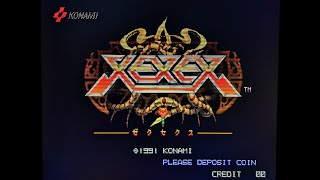 Xexex arcade gameplay [upl. by Anitsim]