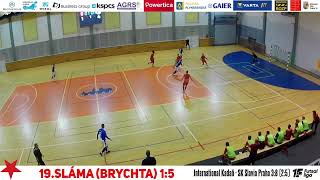 Futsal International Kadaň  SK Slavia Praha 38 25 [upl. by Llerrehs]