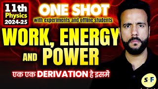 Work Energy and Power One Shot Physics 202425  Class 11th Physics with Experiment By Ashu Sir [upl. by Klusek127]