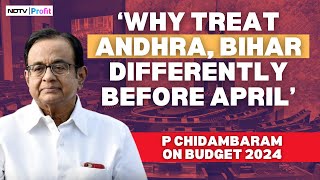 P Chidambarams Fierce Attack On BJP amp Budget 2024 Makes 5 Key Demands In Rajya Sabha [upl. by Muffin]