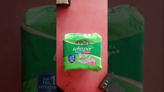 Whisper Ultra HygieneComfort XL Sanitary Pads shortvideo [upl. by Candice396]