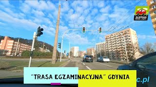 quotTrasa egzaminacyjnaquot Gdynia  egzamin na prawo jazdy kat B [upl. by Ilario]