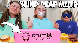 BAKING BLIND DEAF MUTE crumble cookies [upl. by Tocs]