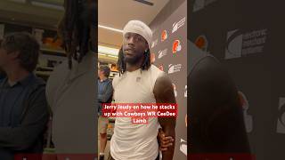 Browns WR Jerry Jeudy on how he stacks up with ‘20 draft classmate CeeDee Lamb of the Cowboys [upl. by Ainival903]