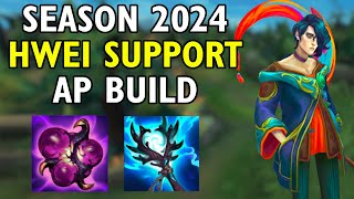 Season 2024 Hwei Support build  Patch 141 [upl. by Anairt]