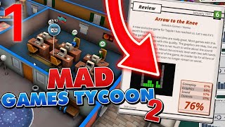 Building a MEGA GAME STUDIO  Mad Games Tycoon 2 Ep 1 [upl. by Hilde]