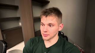 Jaxon Kohler wishes more could have been done  postKansas  Michigan State Basketball [upl. by Ardis]