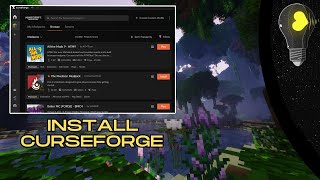 How to Install Curse Forge 2024 [upl. by Kcitrap]