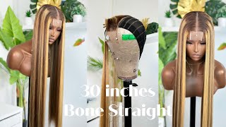 HOW TO DO A 2X6 KIM K CLOSURE BONE STRAIGHT WIG TUTORIAL  Omoni Got Curls [upl. by Ariaec]