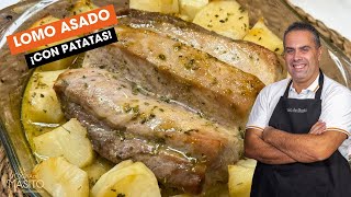 RECETA BARATA Y FACIL PARA NAVIDAD Lomo asado con patatas y especias [upl. by Bury]