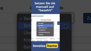 So markieren Sie eine Rechnung als bezahlt [upl. by Anelahs]