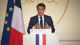 Incendies Emmanuel Macron veut replanter quotun milliard darbres en 10 ansquot en France [upl. by Yona]