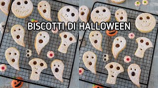 BISCOTTI DI HALLOWEEN FACILI E VELOCI Senza burro e senza formine Ricetta Facile  Chiarapassion [upl. by Dalston]