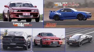 Australias quickest street cars annihilate a runway  2018 Drag Battle and GTR Challenge [upl. by Dulcia548]