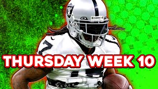 NFL DraftKings Picks  FanDuel NFL Week 10 Thursday Night Football TNF Showdown [upl. by Odrareg]