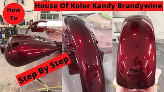 How To Spray Kandy Brandywine House Of Kolor [upl. by Ramal]