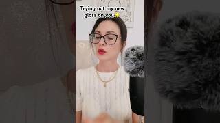 ASMR Neues Gloss an Dir Ausprobieren 🤩✨️ asmr asmrdeutsch shorts asmrshorts [upl. by Rabi]