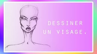 COMMENT DESSINER  UN VISAGE SIMPLE [upl. by Dunkin106]