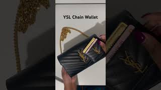 YSL Chain Wallet Black [upl. by Nnaesor7]