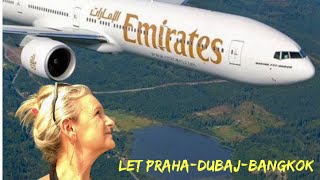 Let Praha🇨🇿  Dubaj🇦🇪  Bangkok 🇹🇭 [upl. by Kiley]