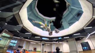 Freeflycenter indoor skydive Beata i Yeti Leszno Heliasz Movie [upl. by Cheyney]