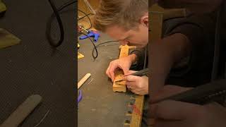 Removing Frets On A Lacquered Fretboard fender stratocaster guitar loothing [upl. by Adil]