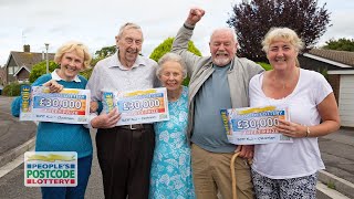 StreetPrize Winners  BS49 4LJ in Claverham on 15092019  Peoples Postcode Lottery  30KADAY [upl. by Ferguson]