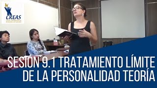 Sesión 91Trastorno límite de la personalidad Teoría [upl. by Nohsauq448]